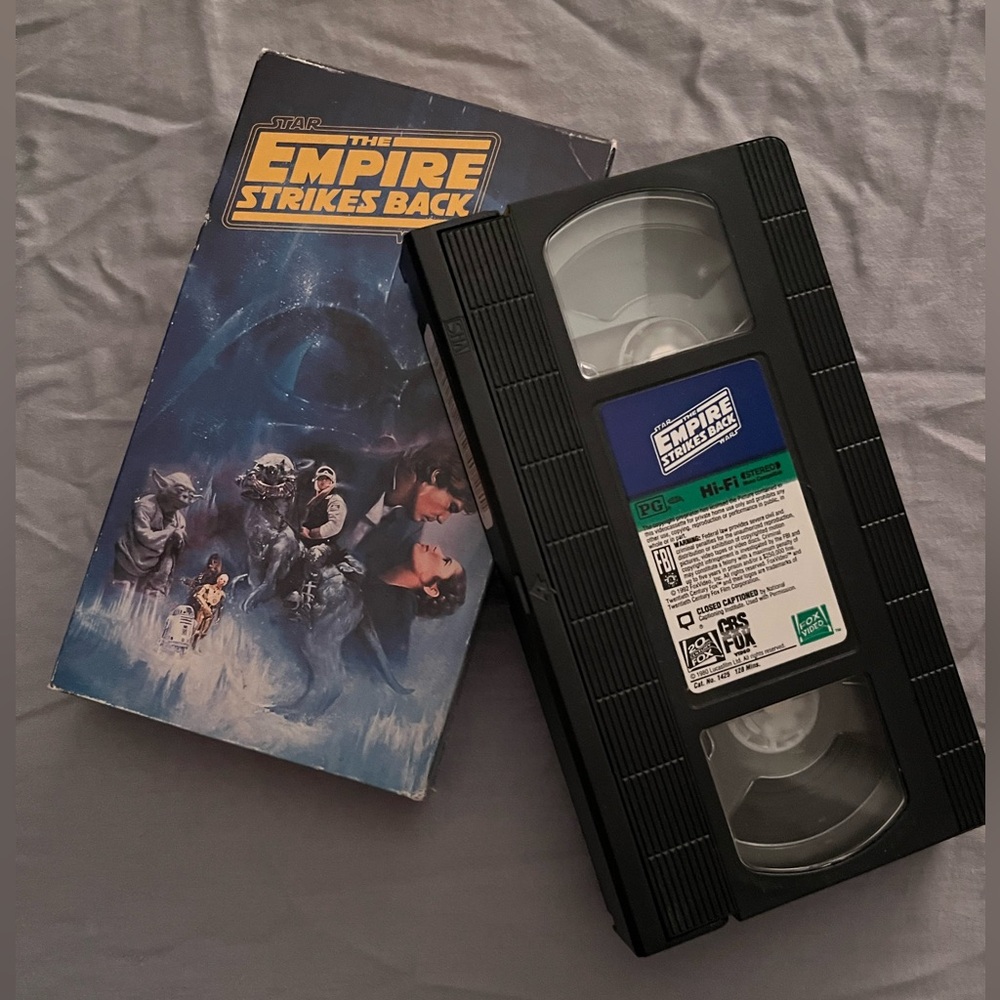 Star Wars Episode V - The Empire Strikes Back VHS 1992 release